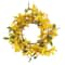 Mini Yellow Forsythia Wreath by Ashland®